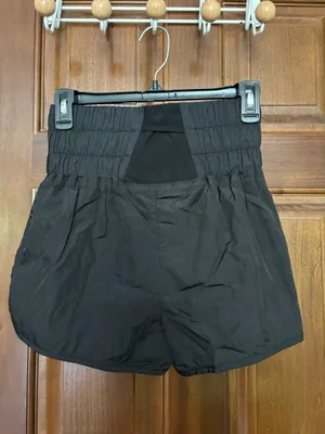 Free People Black Athletic Shorts thumbnail 2