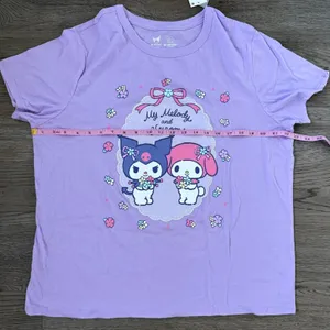 Sanrio My Melody and Kuromi Short Sleeve Graphic T-Shirt Size XL - Purple‎ - NWT thumbnail 7