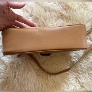 Vtg COACH Hampton camel leather Y2K Demi small shoulder bag 7540 thumbnail 5
