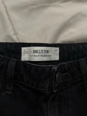 High Rise 5” Relaxed Shorts Hollister thumbnail 3