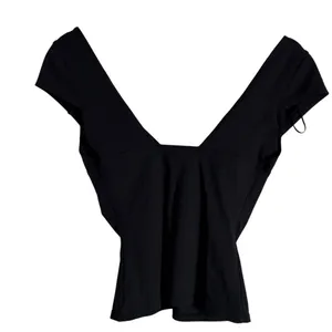 Free People Intimately Duo Corset Cami Short Sleeve Top Black Size Medium thumbnail 7
