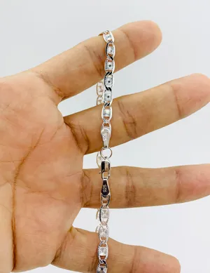 ❤️ 925 Sterling Silver Ankle Bracelet ❤️ thumbnail 1