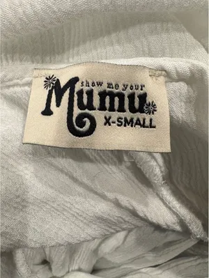 Show Me Your Mumu White Rayon Wrap Dress XS thumbnail 5