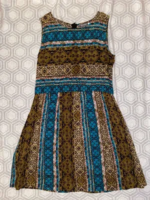 Earthbound Print Dress thumbnail 1