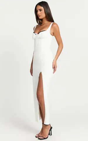 New Showpo Xander Maxi Dress Corset Panel Front Dress Size Small MSRP $99 thumbnail 2