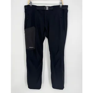 Eddie Bauer First Ascent Guide Pro Lined Pants Size Large Black Hiking Gorpcore thumbnail 2