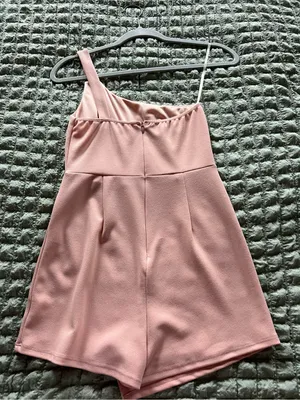 Blue Blush One-Shoulder Pink Women’s Dress thumbnail 3