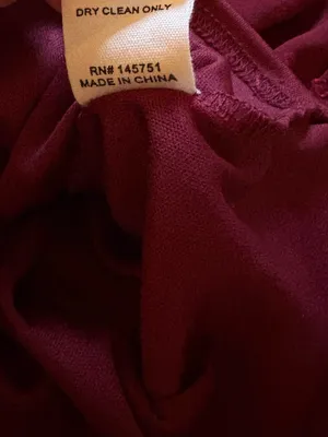 Altar’d State One Shoulder Burgundy Mini Dress Textured Clip Dot Fabric Sz S NWT thumbnail 10