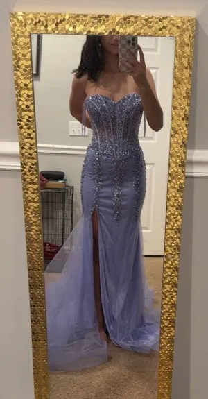 Prom dress Purple Size 0 thumbnail 1