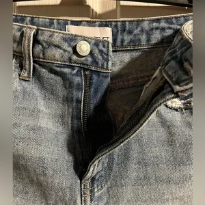 Vervet Rise Waist‎ Distressed Jeans Women’s Size 27 Denim Cropped 100% Cotton thumbnail 5