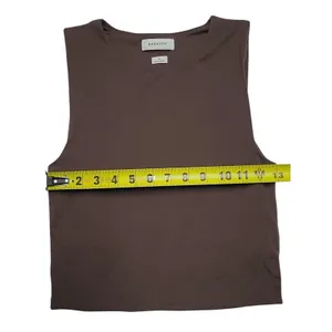 Aritzia Babaton Contour Brown High Neck Muscle Tank, Size Medium thumbnail 5
