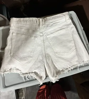 Abercrombie High Waisted Jean Shorts thumbnail 2