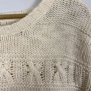 American Eagle Chunky Knit Wool Blend Fisherman Sweater thumbnail 9