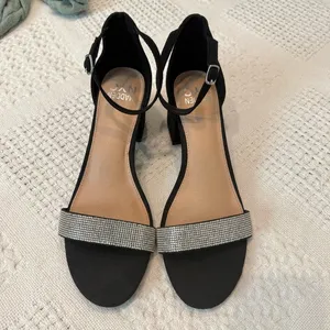 Madden NYC 9.5 Illie City embellished ankle strap block heel sandal 2970 thumbnail 7