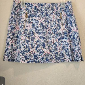 Lilly Pulitzer |‎ Marigold skort in indigo Star Crush size 4 thumbnail 3