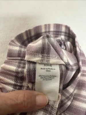 No Boundaries Mauve Plaid Wide-Leg Pants These run big I’m a M/L and they fit me thumbnail 9