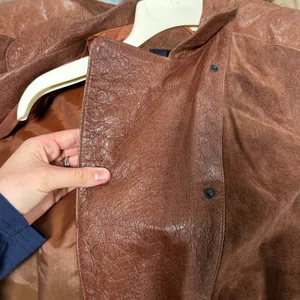 AVANTI Womens Brown Suede Leather Mix Jacket Size S‎ thumbnail 9
