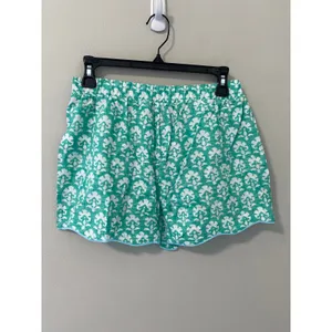 New Roller Rabbit x Target Pajama Shorts Green Print Women's Size Small thumbnail 3