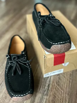 Women’s Slip On Lace Up Comfort Casual Faux Suede Loafers Size 6.5 New thumbnail 2