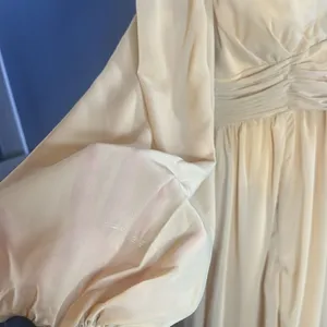 Women’s Full Length Long Sleeve Chiffon V-Neck Formal Dress Corset Back Size 16 thumbnail 8