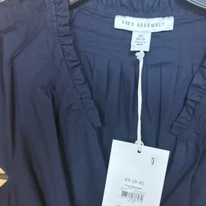 Free Assembly Navy Midi‎ Dress Size XS thumbnail 6