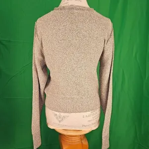 Free People Womens Going For Gold‎ Faux Wrap Sweater Medium thumbnail 2