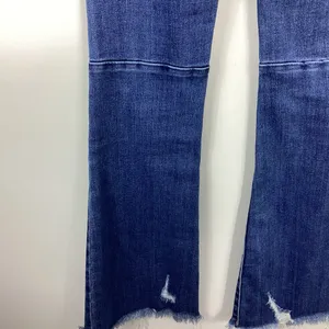 Risen High Rise Distressed Hem Flare Jeans Size 26/3 thumbnail 7