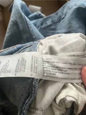 Abercrombie The 90s Straight Ultra High Rise Jeans 33 16 Light Wash Minimalist thumbnail 7