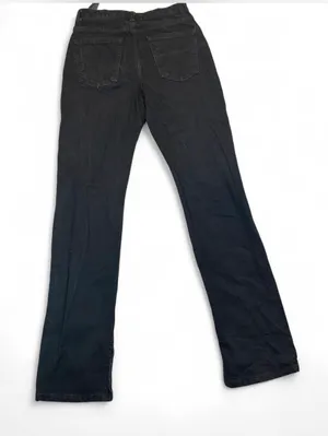 Zara black denim jeans with a distressed look, size 4 #distressed #denim thumbnail 2