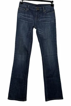 Disney World Resort Mickey Mouse Pocket Embroidered‎ Bootcut Jeans Size 2 Blue thumbnail 1