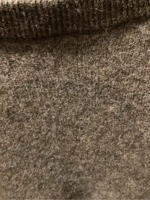 Quince Brown Mongolian Cashmere Crewneck Sweater thumbnail 3