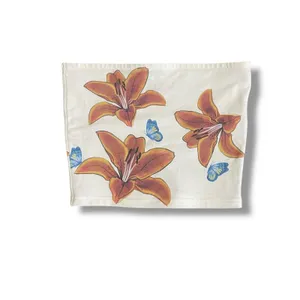 Edikted Lily Floral Butterfly Tube Top White Stretch Strapless Y2K Aesthetic XS‎ thumbnail 5