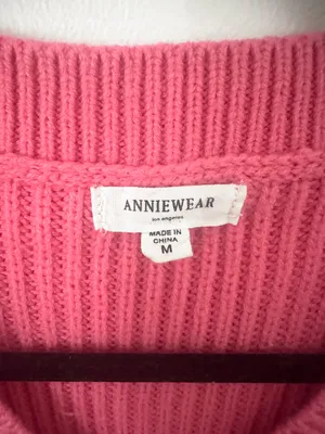 Shop Fancy D Boutique Oversized Pink Sleeveless Sweater thumbnail 3