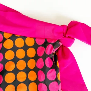 Victoria's Secret Womens Polka Dot Y2K Retro Swim Skirt Cover Up Pink Orange S thumbnail 2