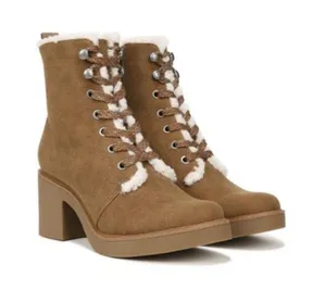NWT LifeStride Heels LifeStride | Rhodes Cozy Boot Sherpa Lined Suede Leather thumbnail 1