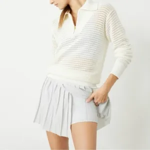 Varley Melody White Pleated Skort Tennis‎ Skirt Size XS thumbnail 6