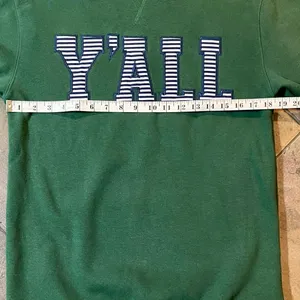Marley Lilly Women’s Green Sweatshirt Tunic Y’all Size XXS / XS thumbnail 6