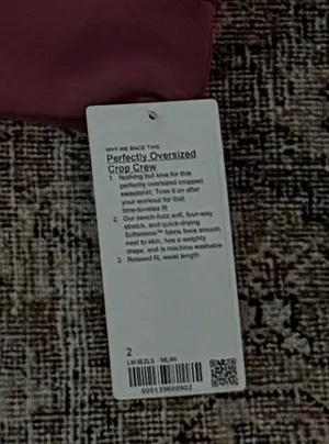 Lululemon Softstreme Perfectly Oversized Cropped thumbnail 5