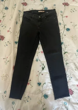High-Rise Black Skinny Jeans — Women's Stretch Denim thumbnail 1