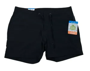 Columbia Omni-Sheild Black Moisture Wicking Repellency Mid Rise Shorts NWT 6 thumbnail 1