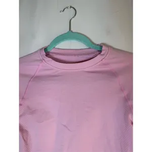 Unbranded T-Shirt Womens Size M Pink Seamless Athletic Crew Neck Short thumbnail 5
