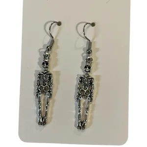NWT 3 for $20 Silver Skeleton Dangle Fashion Pierced Earrings “you pick 3”‎ thumbnail 4
