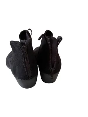 OLD NAVY Black Ankle Booties Boots Size 5 thumbnail 4