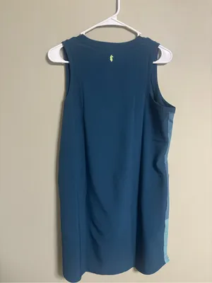 Cotopaxi Cambio Dress Womens Medium Teal Blue Colorblock Sleeveless Active New thumbnail 2