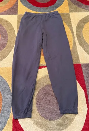 SKIMS Cotton Fleece Classic Jogger Sweatpants Grey Joggers Women’s Size Small thumbnail 1