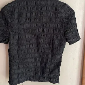 J.Crew Smocked button-up shirt in cotton-blend voile black thumbnail 9