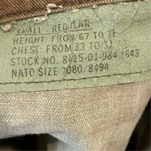 US Army Camo Jacket Military Camouflage Green M thumbnail 7