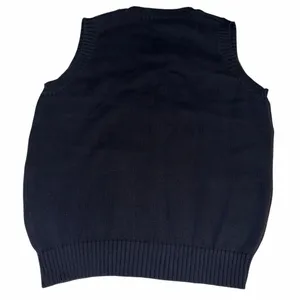 Navy blue Brandy Melville sweater vest OS thumbnail 2