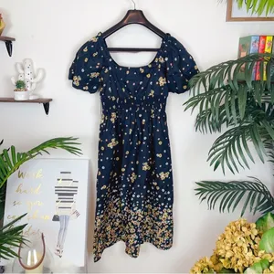 Lost + Wander Field of Deams Midi Dress Black Multi Floral thumbnail 5