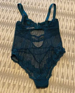 Target Auden green lace underwire bodysuit S thumbnail 5